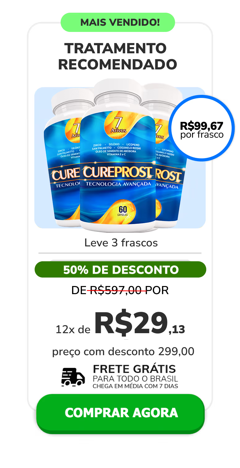 3 Frascos CUREPROST